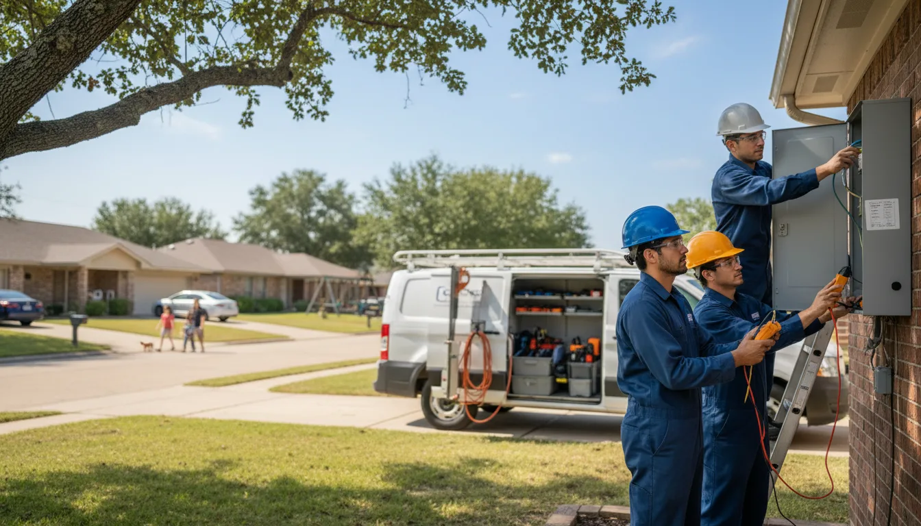 Certified electrician providing emergency electrical services in Newton, WI
